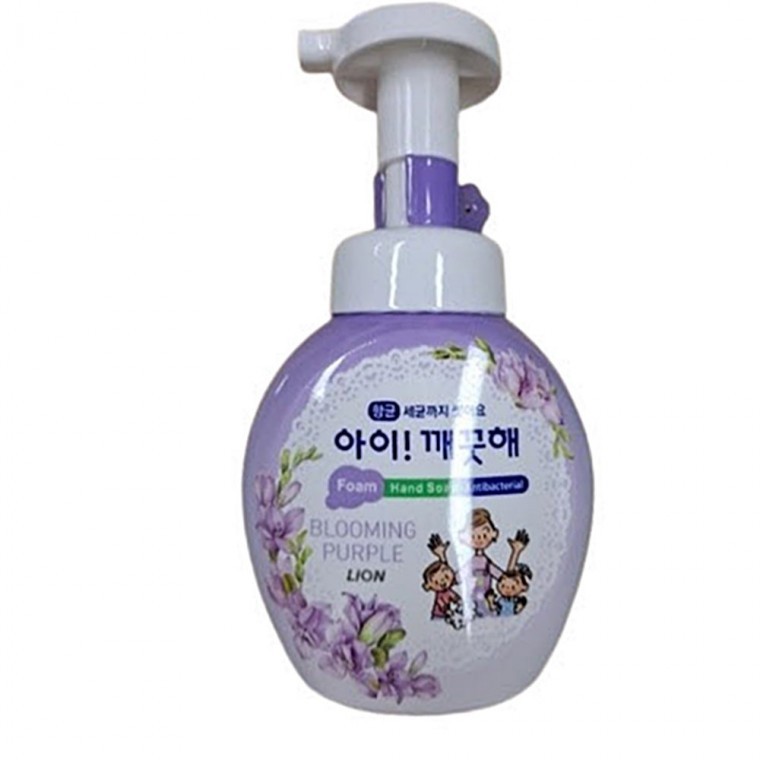 아이깨끗해 핸드워시 용기 블루밍퍼플 250ML 어린이핸드워시 물비누 주방핸드워시 - 상품 이미지