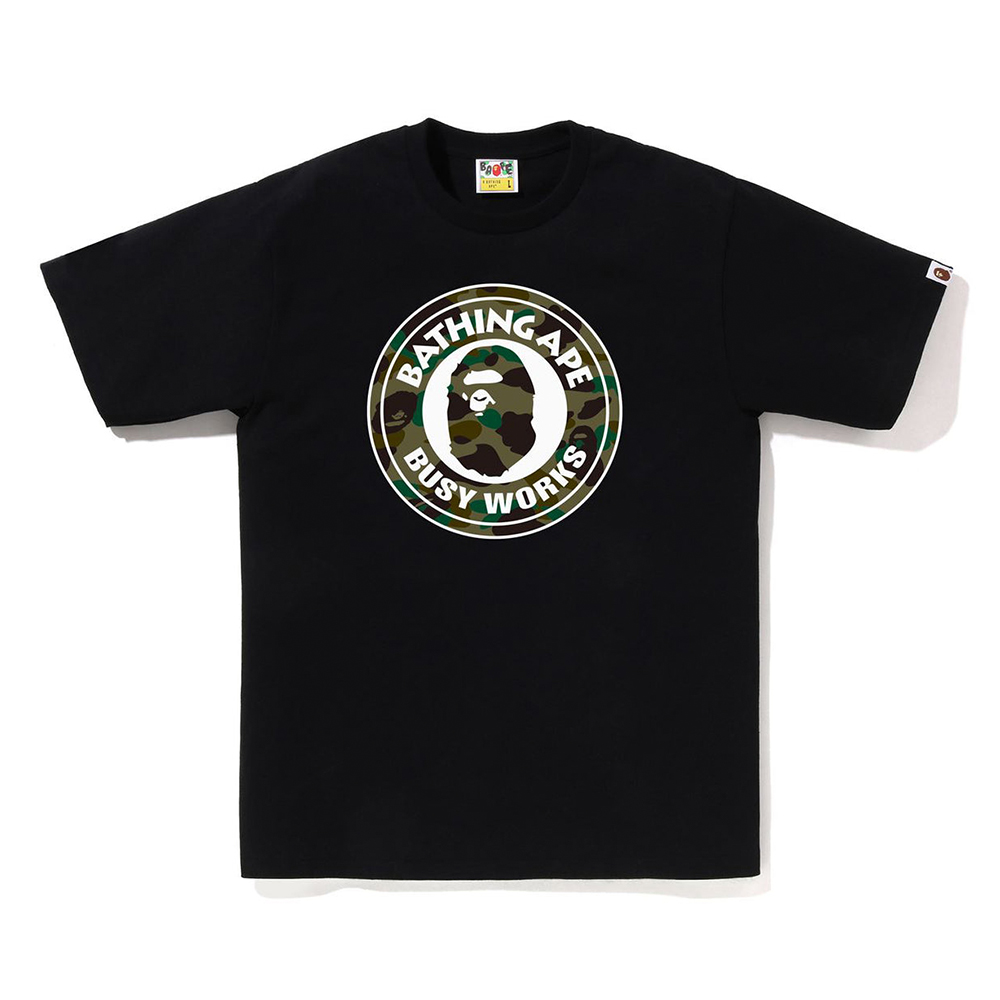 베이프 반팔티 1ST CAMO BUSY WORKS TEE 1L80-110-012 - 상세 이미지 4