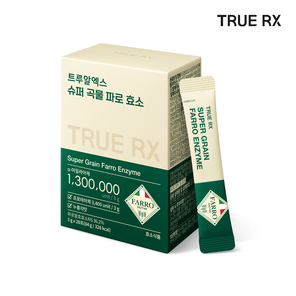 트루알엑스 슈퍼곡물 파로효소 클리오 28포, 1개 - 메인 이미지