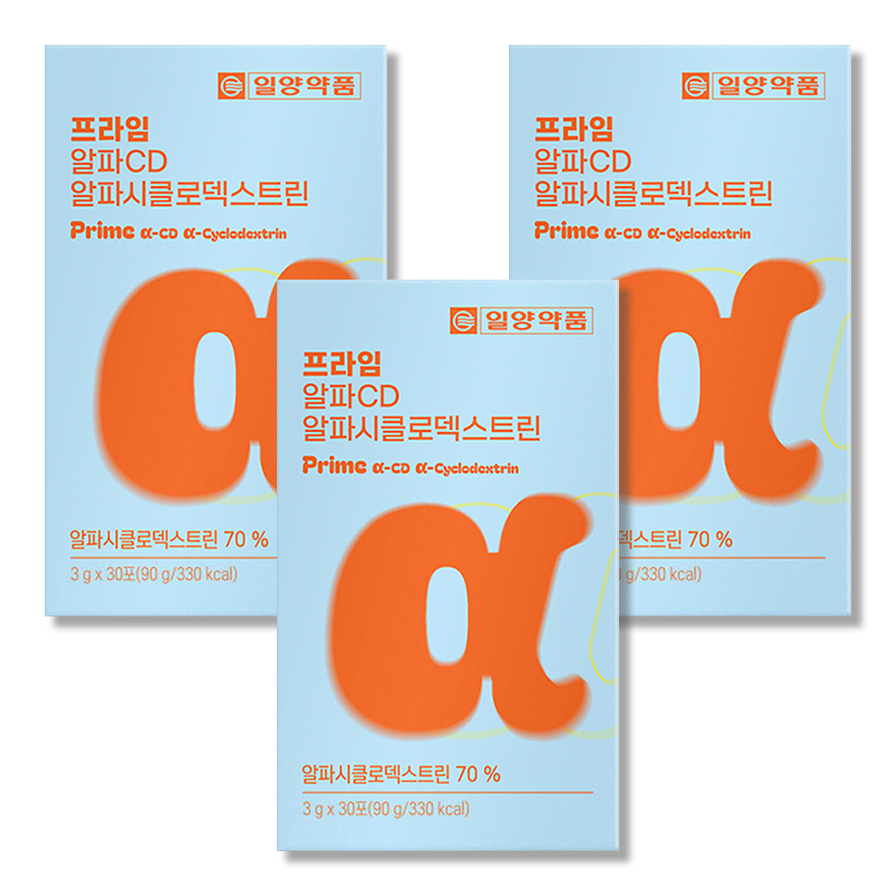 알파시클로덱스트린 컷 알파CD 핏 알파시디 알파시클로 시클로덱스트린 30포, 3개 - 상품 이미지