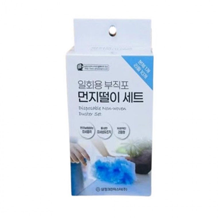 일회용 부직포 먼지떨이 세트 청소브러쉬 먼지제거기 먼지털기 - 상품 이미지