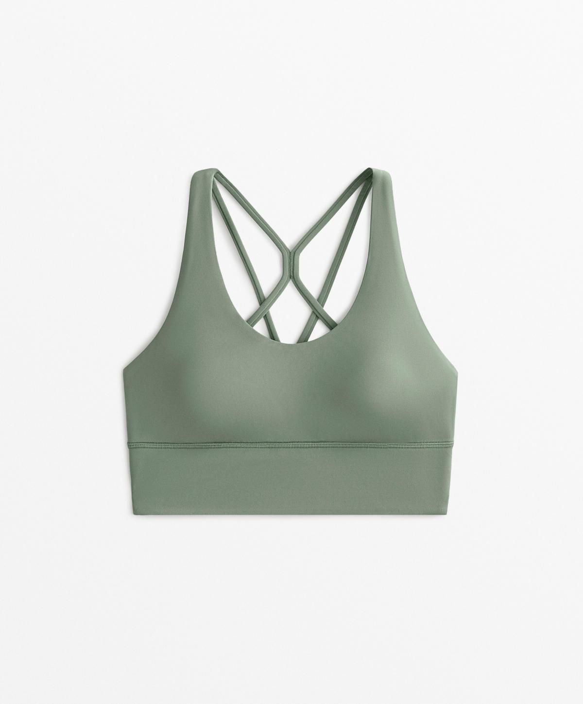 오이쇼 미디엄서포트 컴포트럭스 스포츠 브라 2977/901 WASHEDGREEN - 메인 이미지