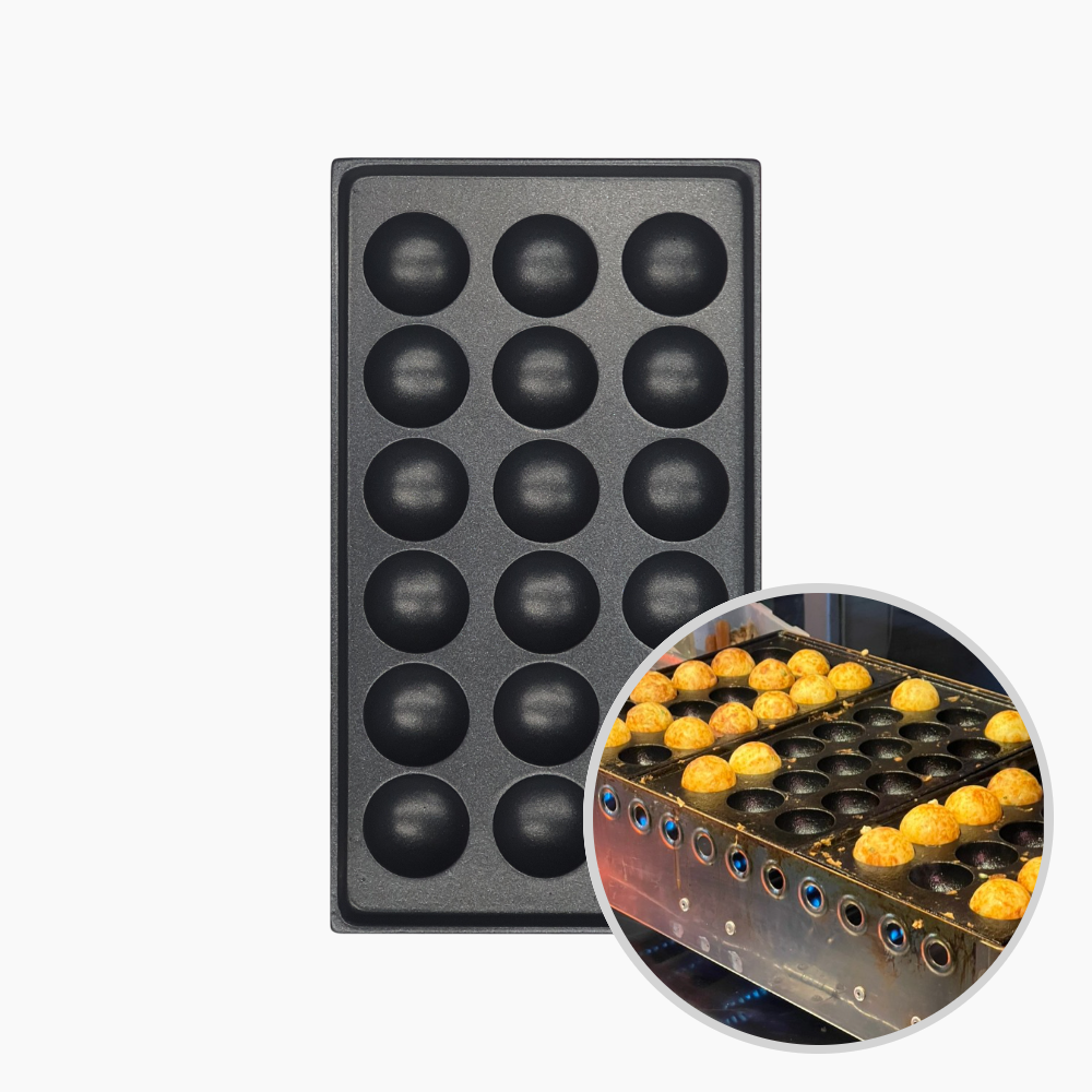 타꼬야키 불판 (18구/국산) 철판 알미늄판 버너용 왕타코야끼 왕다꼬