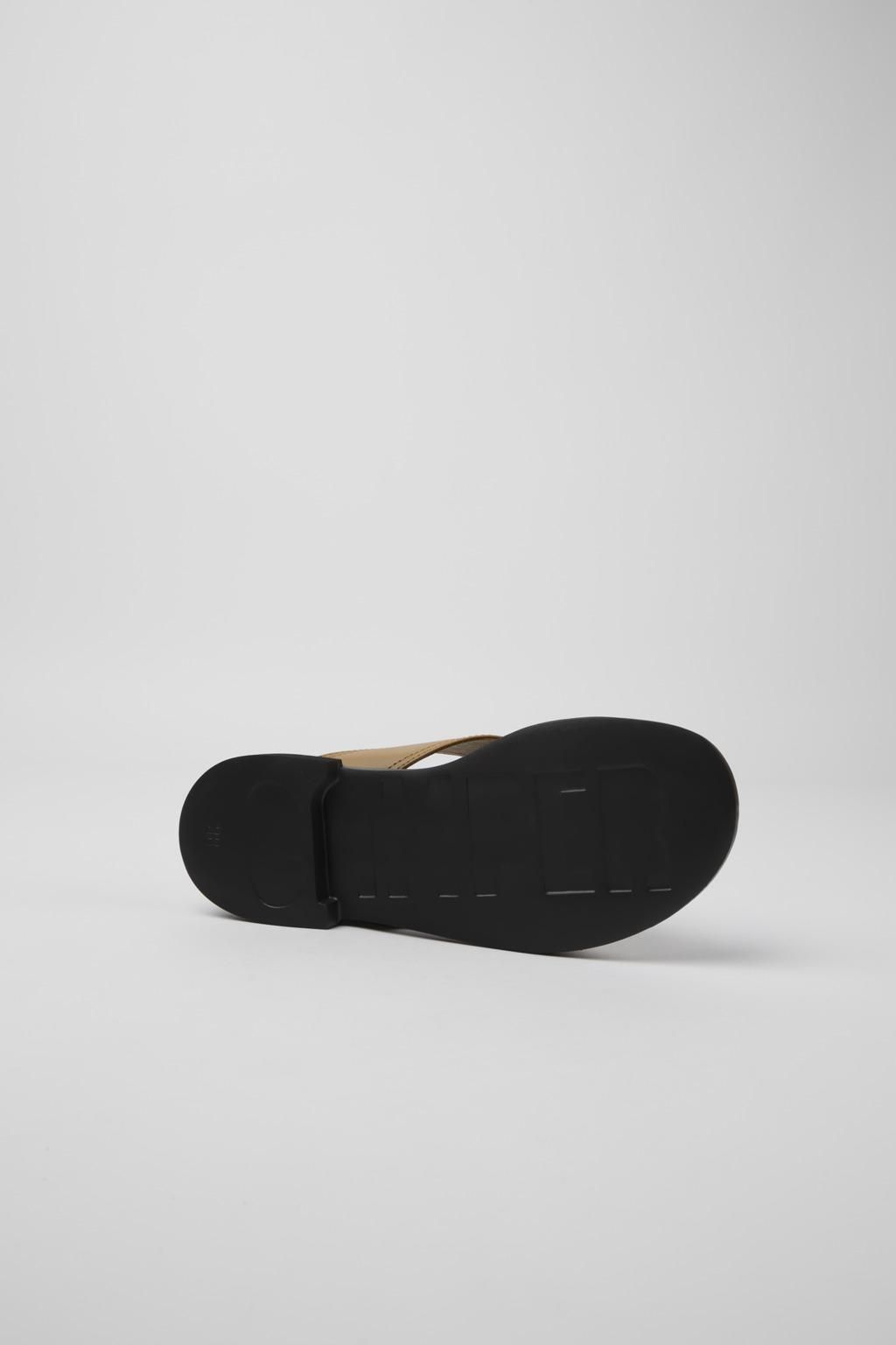 캠퍼 브라운 레더 스트랩 샌들 Edy K201384-001 BROWN - 상세 이미지 5