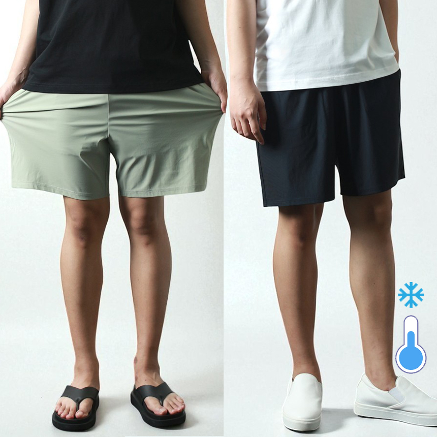 남자 반바지 버뮤다팬츠 카고 러닝쇼츠 바스락 쿨링팬츠 냉감 트레이닝 5부 6부 7부 - 상세 이미지 2