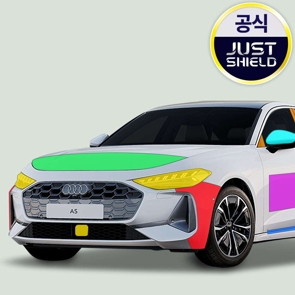 저스트쉴드 아우디 A5 PPF필름 ABC필러 부분구매 - 상품 이미지