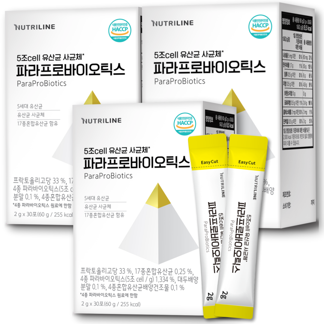 5세대 4조 사균체 유산균 파라프로바이오틱스 30포, 3개 - 상품 이미지