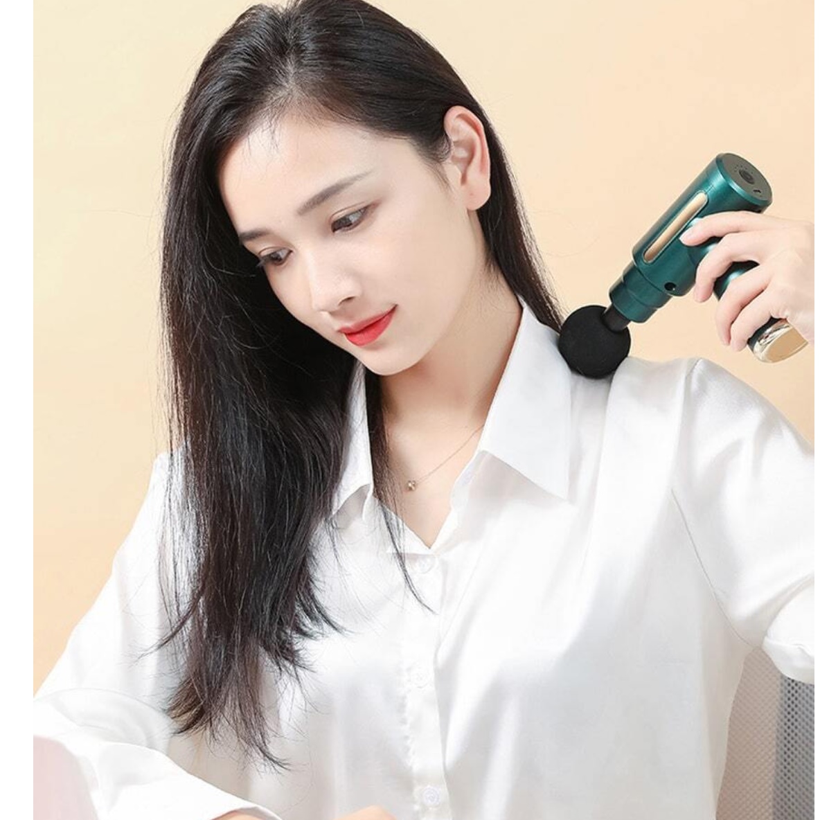 팔꿈치 마사지기 미니 진동기 포터블 미니 마사지건 휴대용 안마기 - 상세 이미지 4