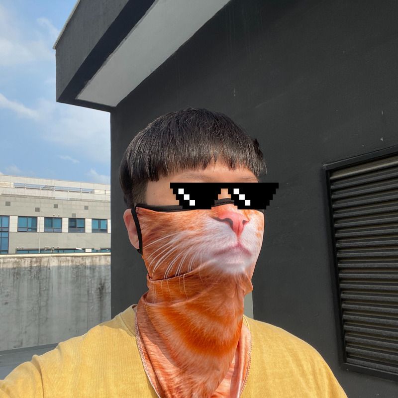 귀여운 운동마스크 가리개 얼굴 자외선 차단 마스크 골프 햇빛 자전거 쿨 러닝 여름 안면 이미지 6