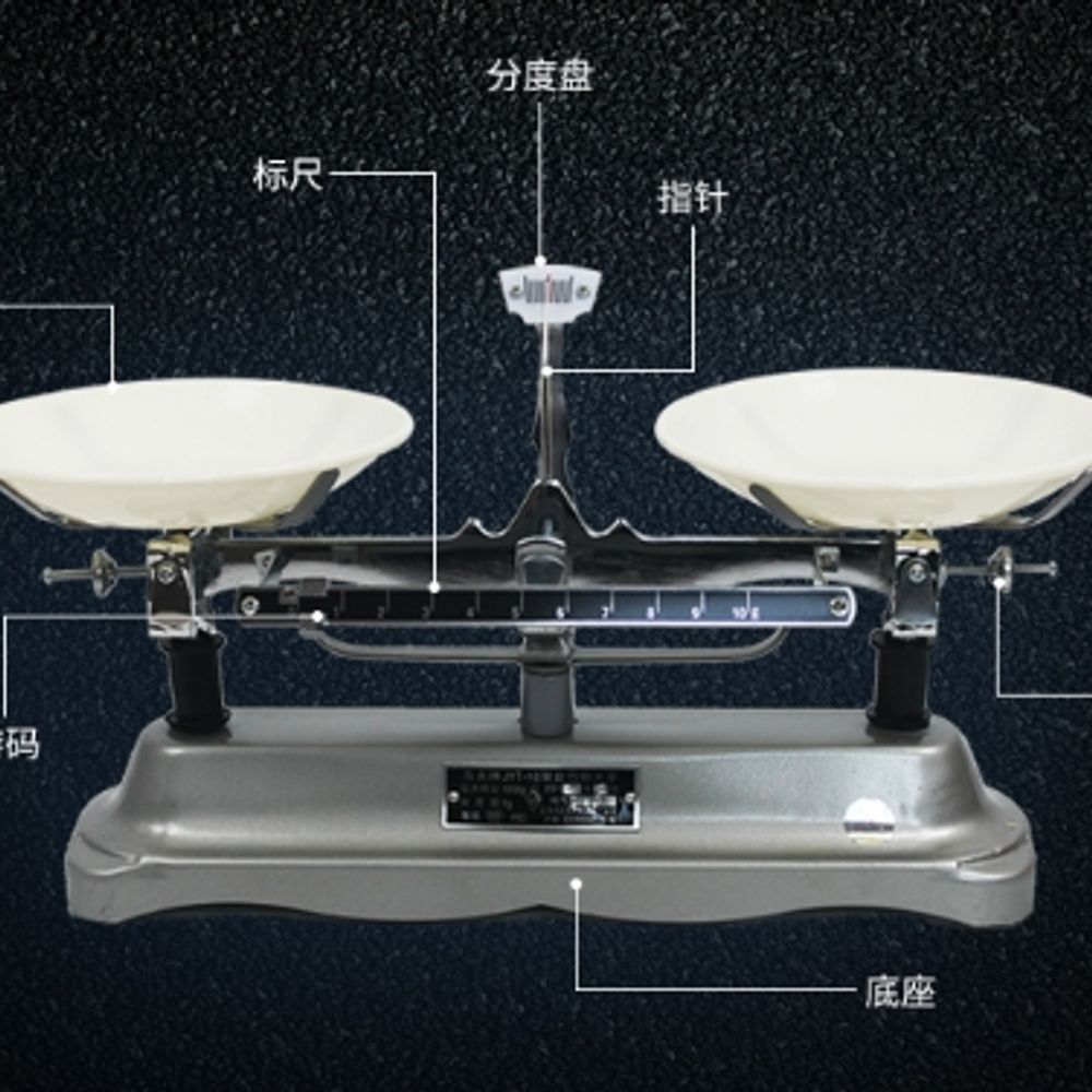 수동 등비 저울 기계식 접시 양팔 주방 가정용 실험실 A. 1000g 웨이트 세트 8개 - 상세 이미지 5