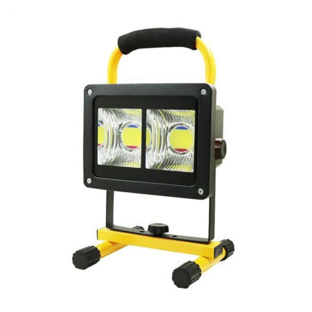 충전식 LED 투광기 100W 핸디형 무선 캠핑랜턴 차박 텐트조명 휴대용