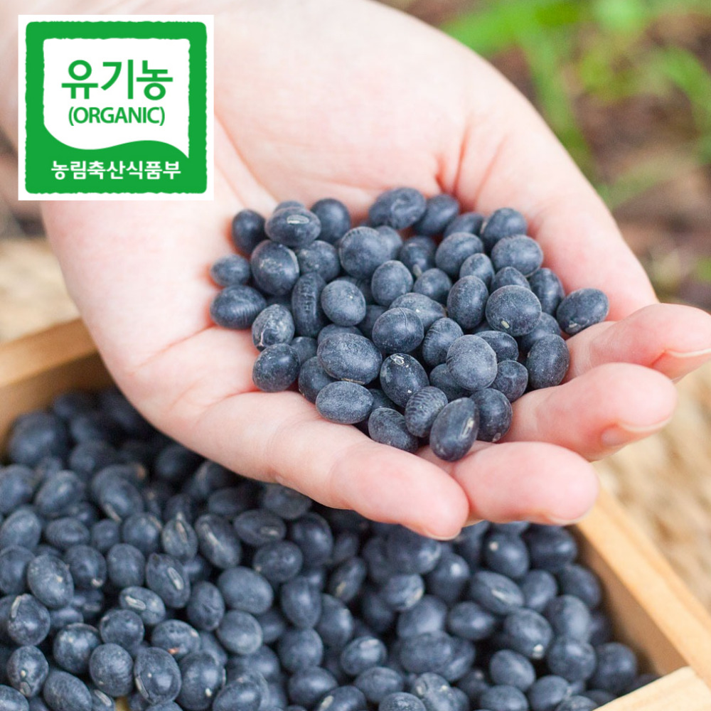 유기농 서리태 속청 국산 검은콩 친환경콩