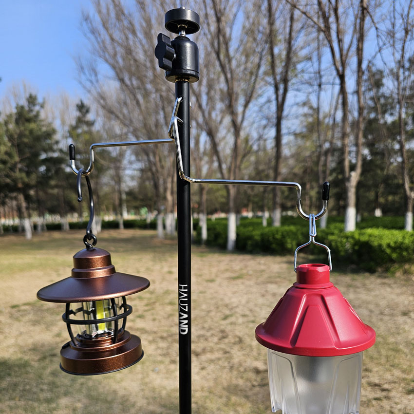 캠핑 랜턴스탠드 파일드라이버 백패킹 랜턴걸이 조명 거치대 하우잰드