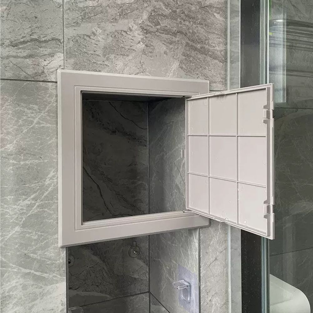 하수도 천장 화장실 막힘 기계 준설 세척기 파이프검사 A. 구멍 100x100mm 흰색 - 상세 이미지 5