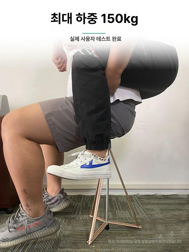 초경량 접이식 노인용 지팡이 경량 스틱 골드 표준판 - 상세 이미지 5