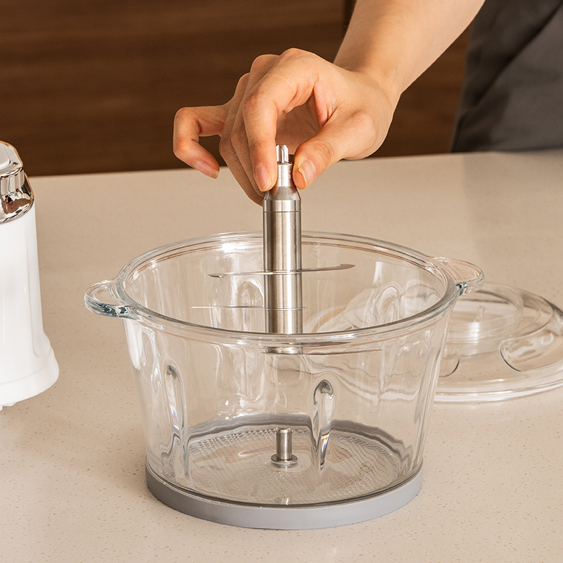 자일렉 스텐 마늘다지기 초퍼 만능 다지기 야채 이유식 고기 마늘가는기계 믹서기