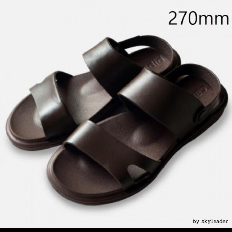 801쿠션왕샌들 밤색 270mm 남자샌들 남자센들 남성샌들 - 메인 이미지