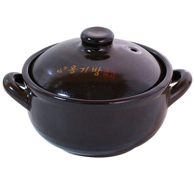 황토 옹기방 내열냄비 찜기 가정용 뚝배기 계란찜 - 메인 이미지