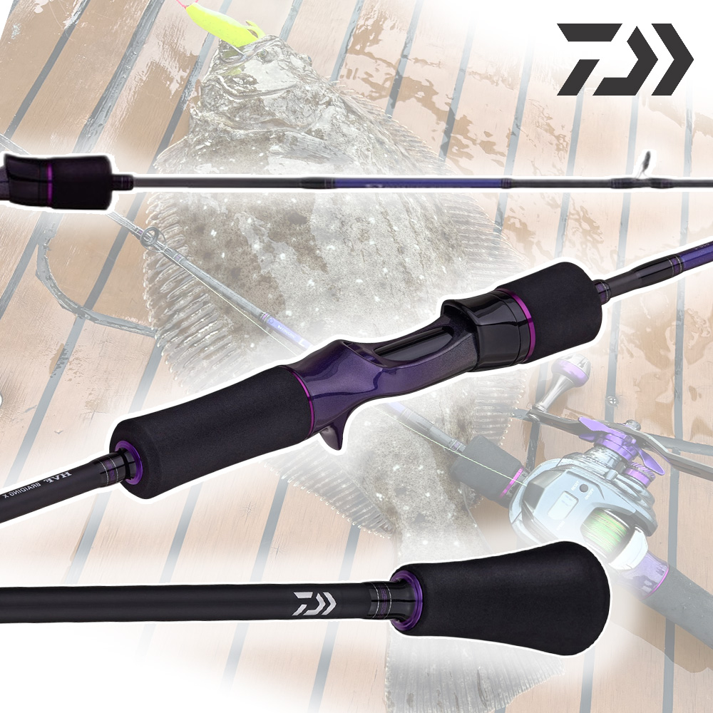 한국다이와 25 다이와 루키나 BJ RX 63B-2 광어 다운샷 외수질 선상 낚시대 로드