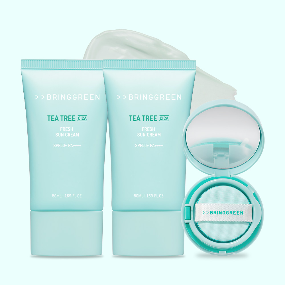 브링그린 티트리 시카 프레시 선크림 50ml 1+1 / SPF50+ PA++++ 제품 이미지