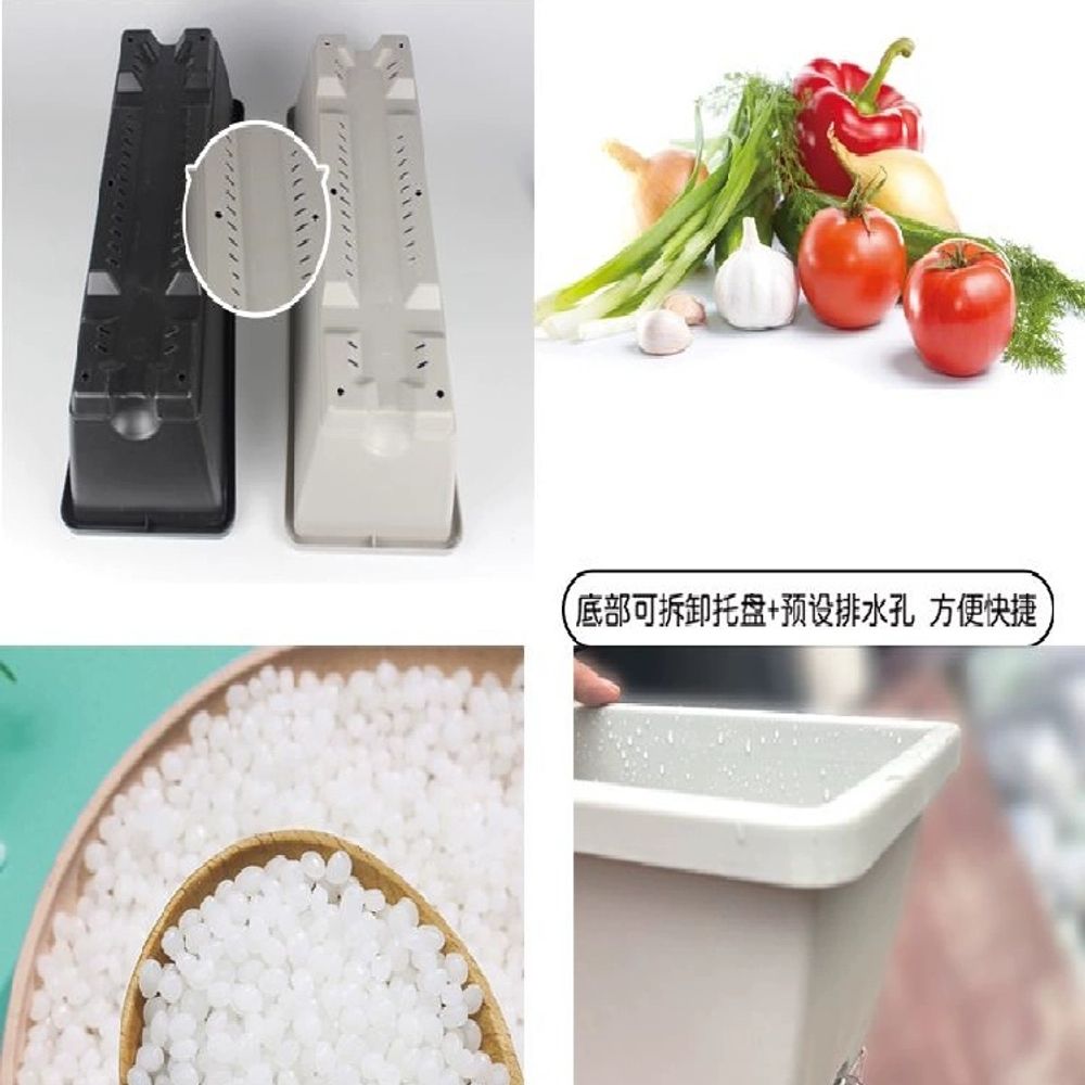베란다 상추화분 옥상 A. 어두운 회색 유역 트레이 검은 색 랙, A. 다른, A. 엠 - 상세 이미지 5
