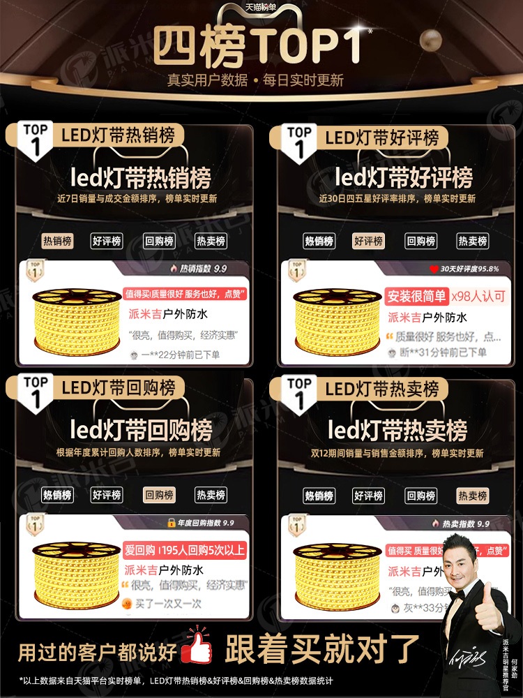 LED 줄조명 네온 사인 스트립 간접조명 플랙스 - 상세 이미지 4