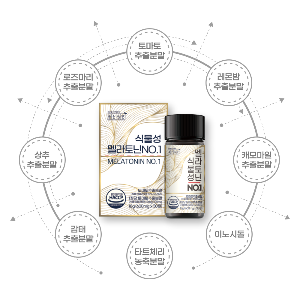 좋은습관 미국 식물성 멜라토닌 2mg 타트체리 락티움 효능 30정, 1개 - 상세 이미지 5