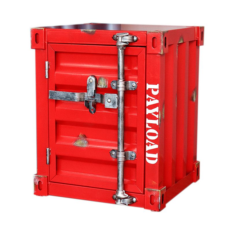 미니수납장 컨테이너 모형 카페 장식 소품 A / 레드 41x38x50CM