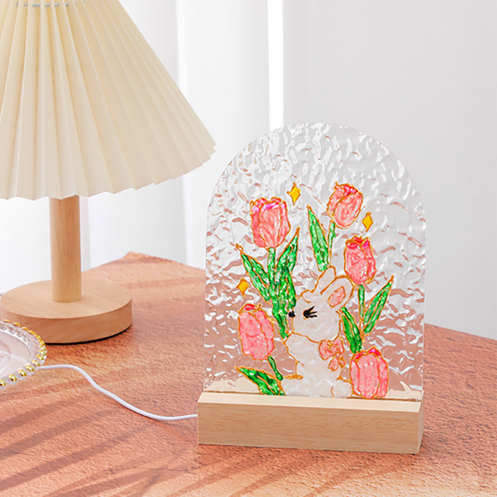 스테인글라스 아크릴 무드등 DIY 만들기 키트 - 상세 이미지 2