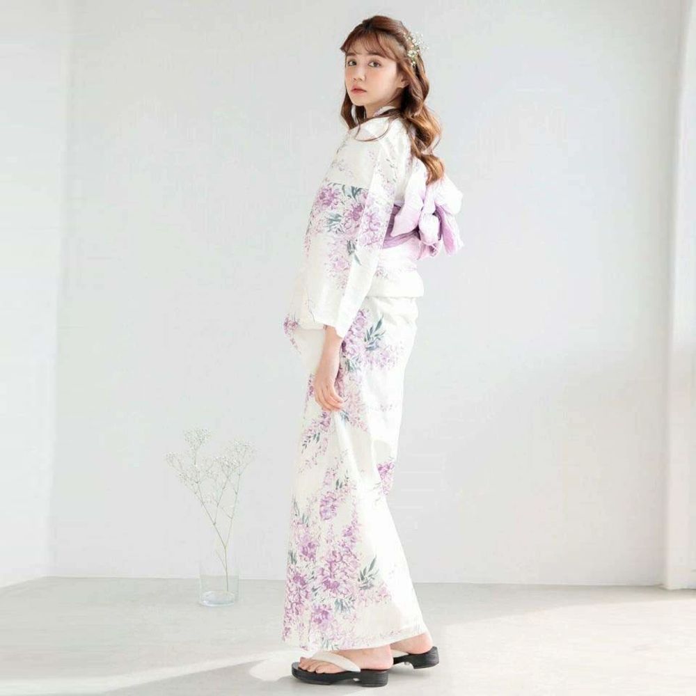 테마복 기모노 세트의상 유카타 이 A. 전통적인 스타일 163cm 길이, A. 보편적 코드 - 상세 이미지 4