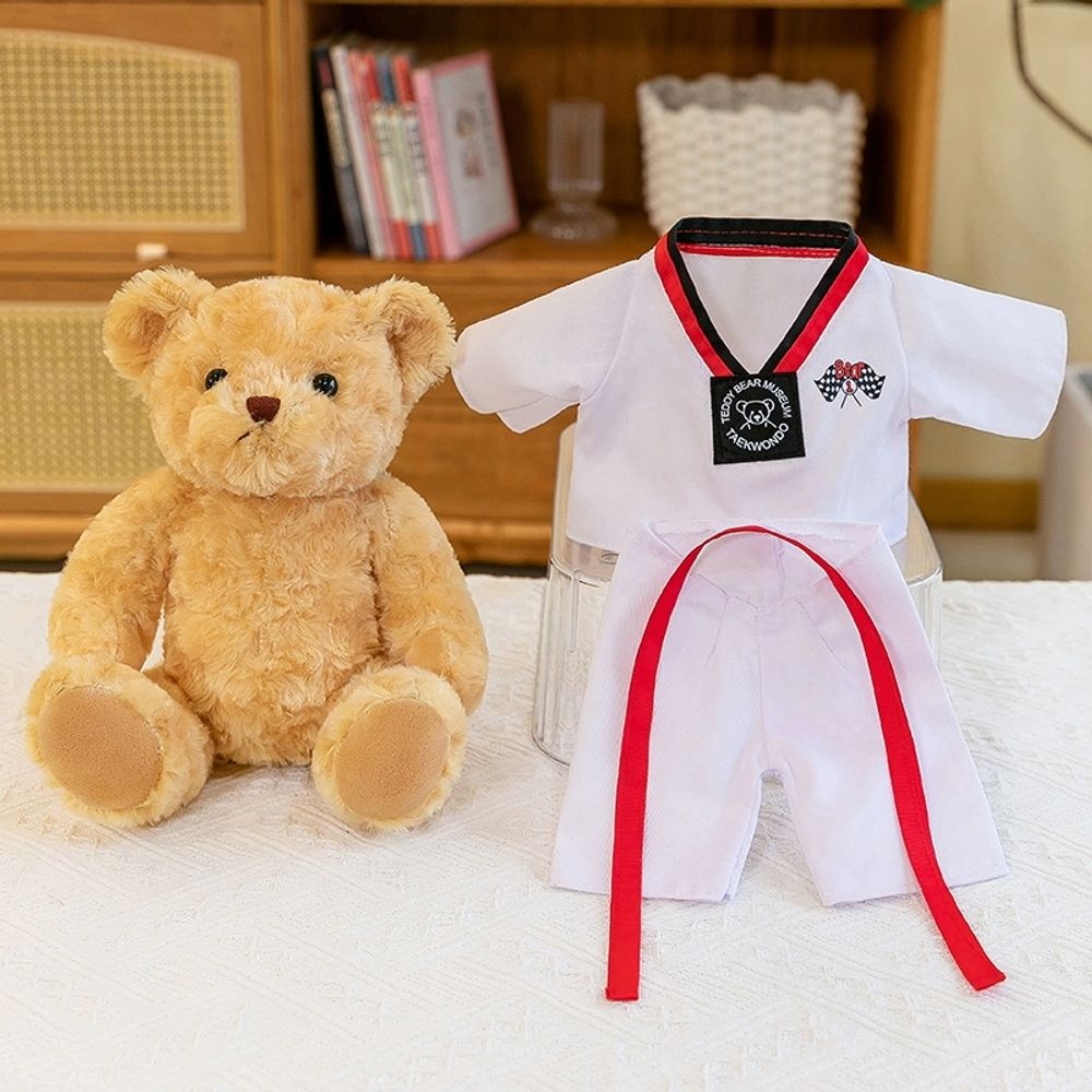 태권도 곰 인형 테디베어 선물 곰돌이 기념품 A. 검은색 벨트패턴 있음, A. 약 30cm - 상세 이미지 5