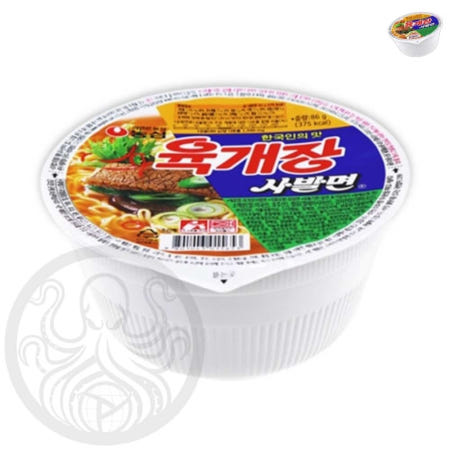 KERR협력사 케르 육개장 사발면컵 6개 PC방간식 식사대용 자취식사 컵라면 사내탕비실