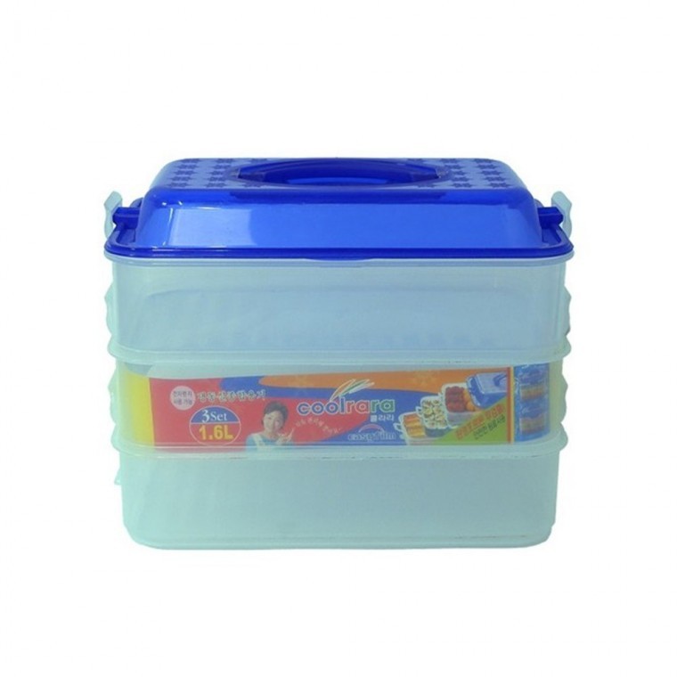 쿨라라 직사각 밀폐용기 20호 1600ml 반찬통 냉장고정리함 반찬용기 - 메인 이미지