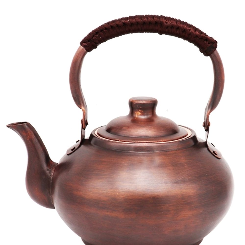 동주전자 구리 황동 옛날소 A. 1.2L 일반 두꺼운 밝은 색상 가스 전, A. 1L 이상 이미지 6