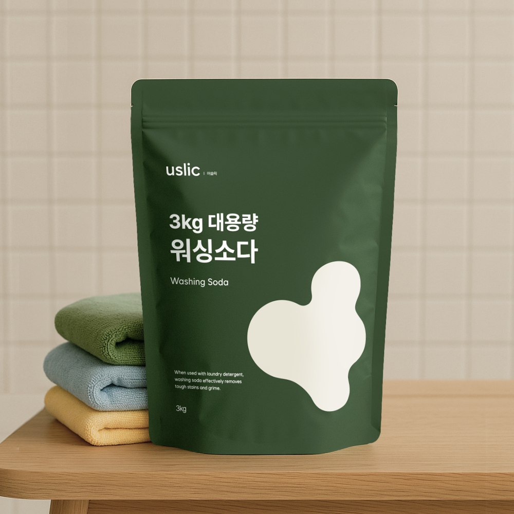 어슬릭 워싱소다 탄산소다 탄산나트륨 강알칼리세제 염기성 3kg, 1개 - 상세 이미지 2