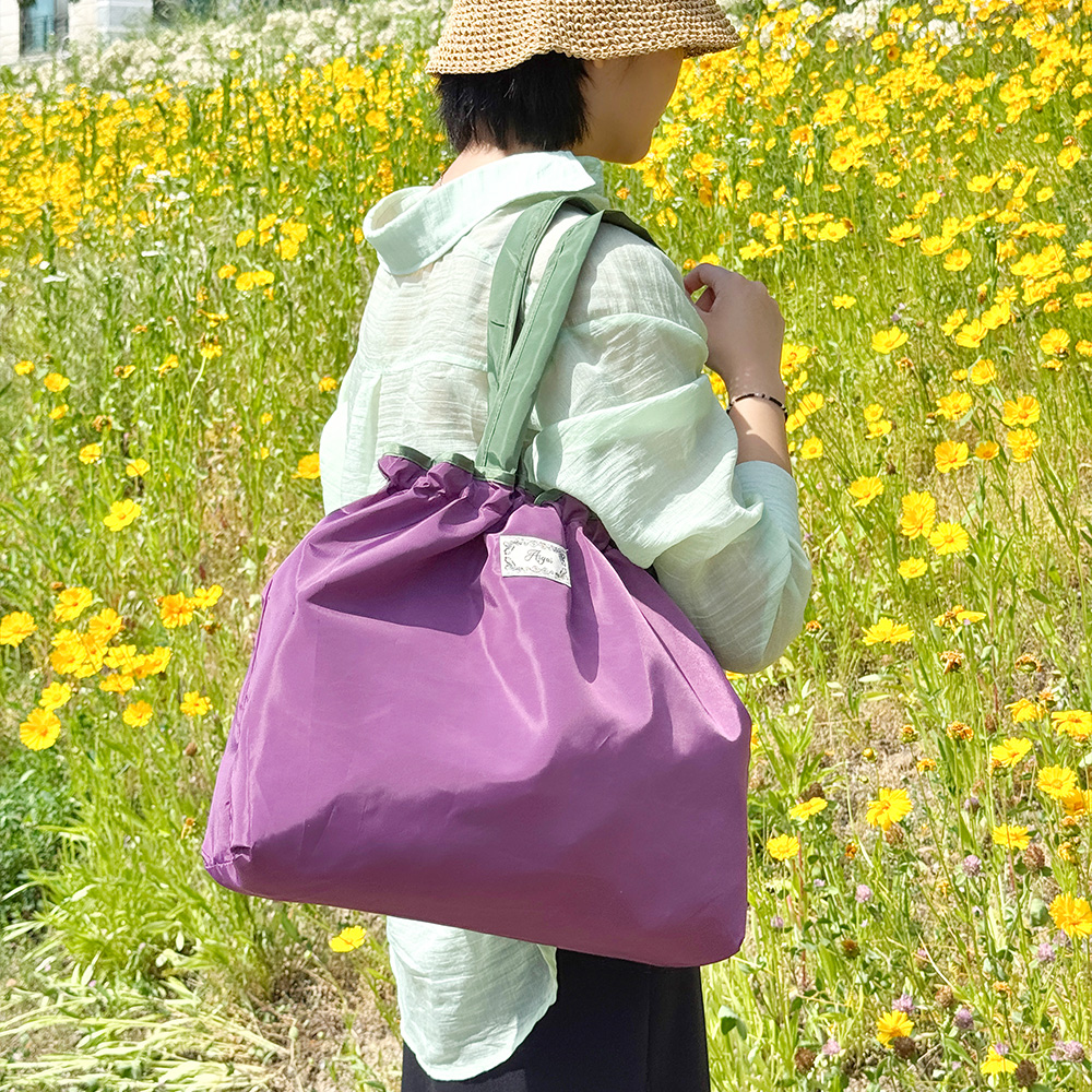 가벼운 빅사이즈 장바구니 숄더백 경량 큰 대형 조리 쇼퍼백 라지 초경량 시장 마트가방 - 상품 이미지