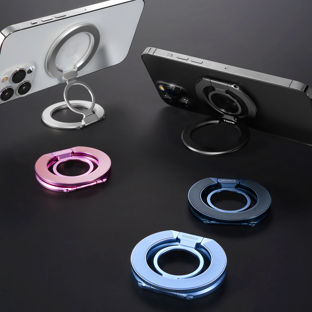 마크제트 맥세이프 그립톡 핸드폰 거치대 스탠드 탁상용 양면 자석 그립톡 스마트톡 핑거링