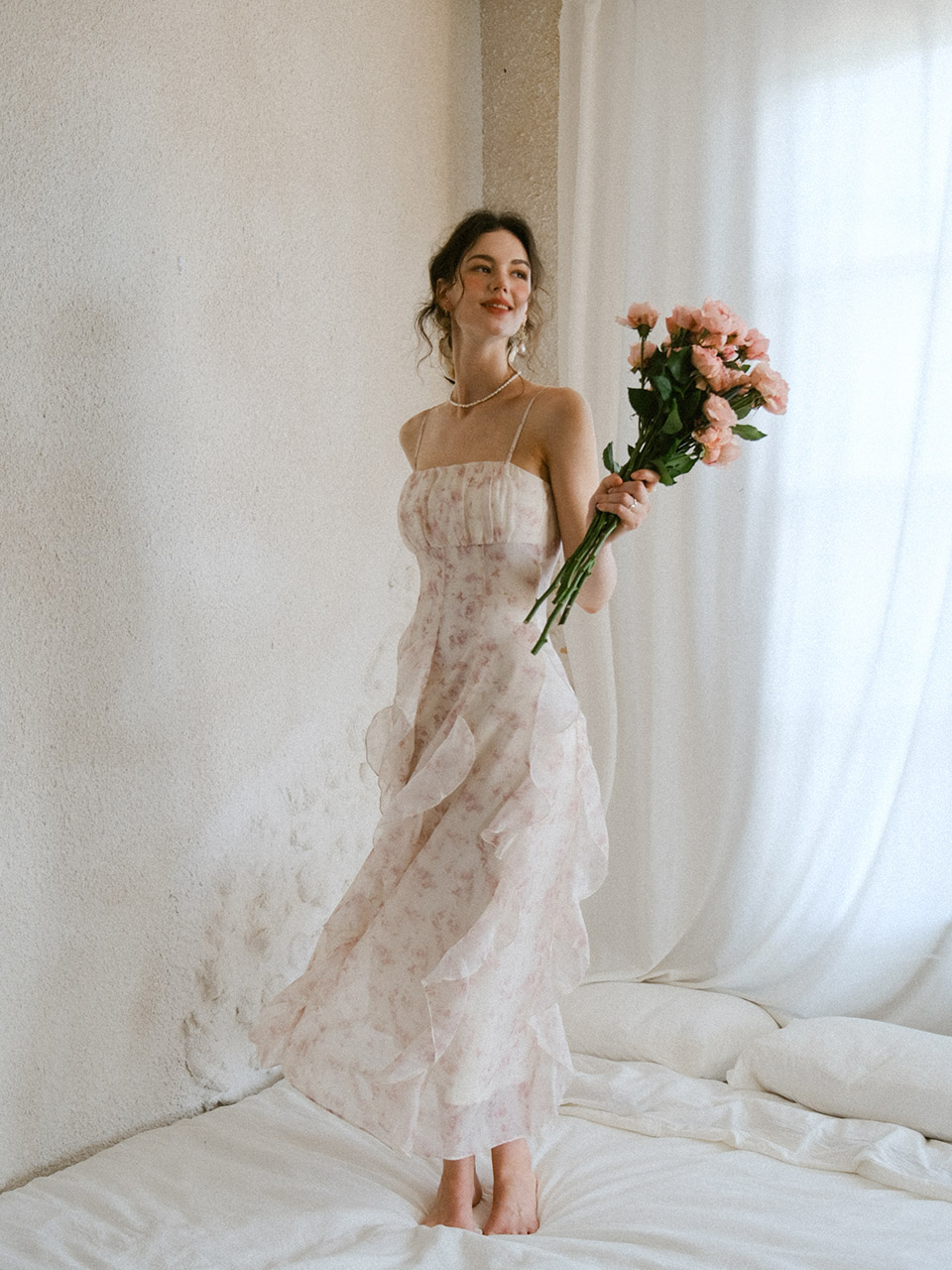 [신스덴] 페어리 러플 롱원피스