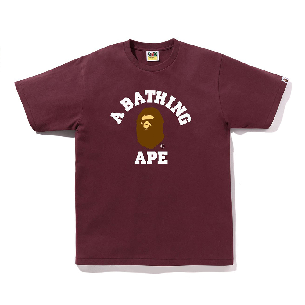 베이프 반팔티 COLLEGE TEE 1L80-110-001 - 상세 이미지 5