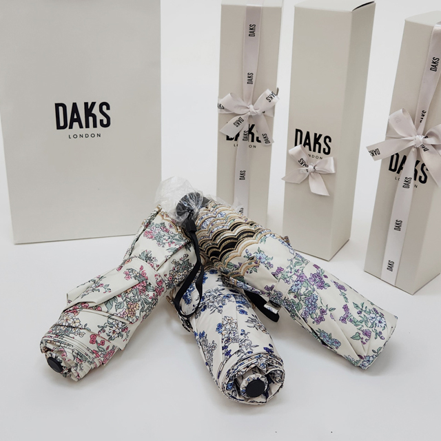 닥스 양산 3단 암막 슬림 UV 휴대용 선물포장