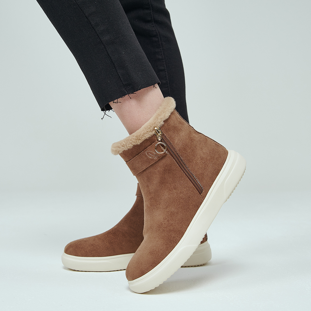 데이워크 발편한 아치깔창 여성 앵클부츠 네쥬 브라운 DW30030-BRWS - 상세 이미지 2