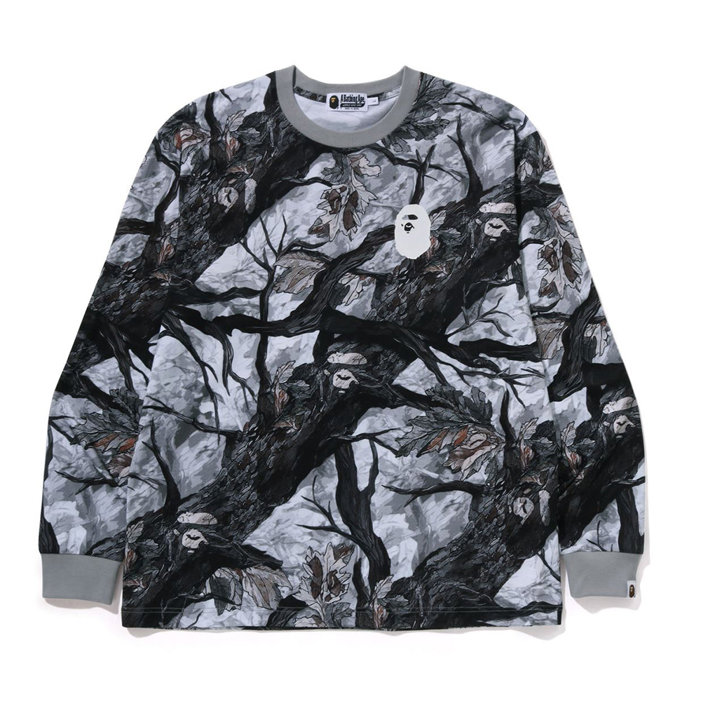 베이프 티셔츠 TREE EDGE CAMO RELAXED FIT LS TEE 1L80-111-011 - 상세 이미지 3