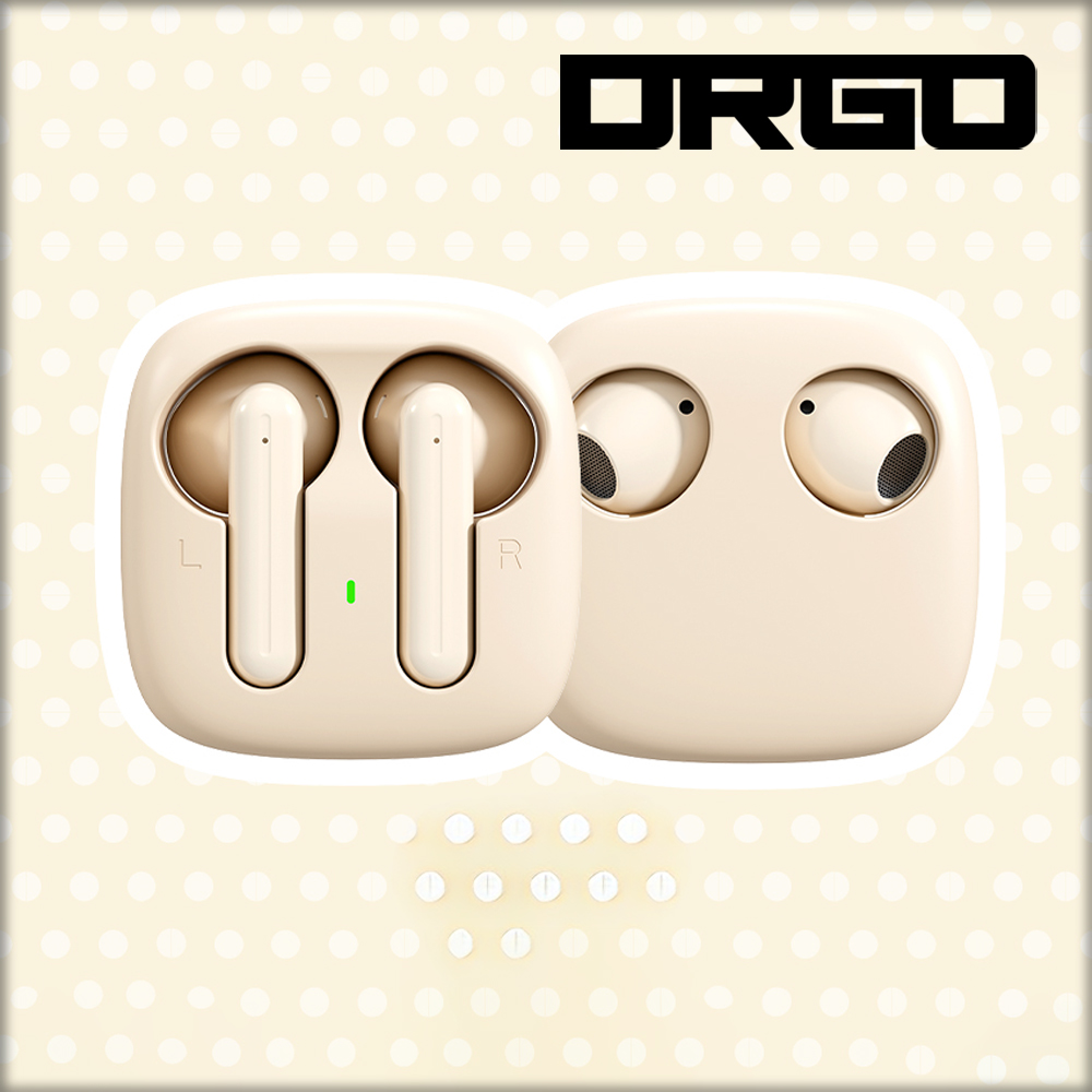 디알고 키즈 LED 블루투스 청력보호 오픈형 이어폰 BT09K 아이보리 - 상품 이미지