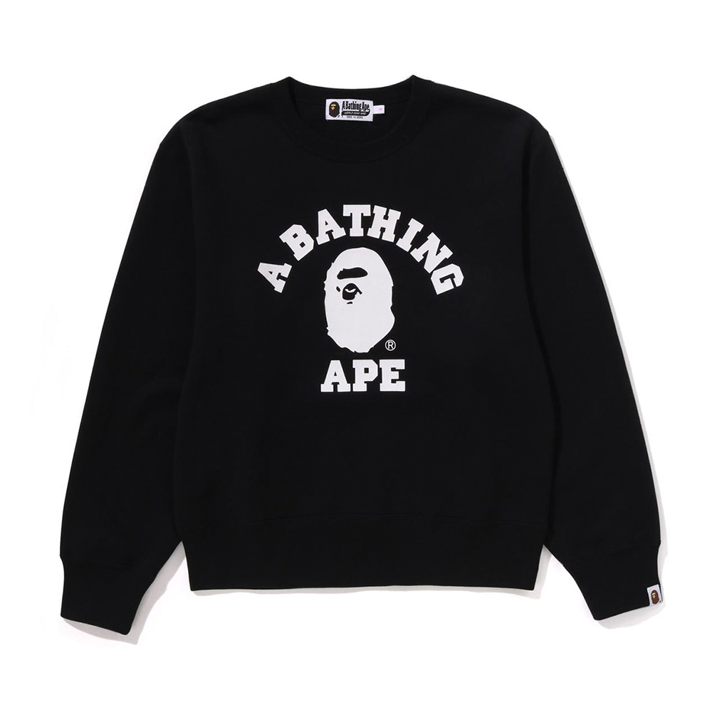 베이프 우먼즈 맨투맨 COLLEGE CREWNECK SWEATSHIRT 1L80-213-003 - 상세 이미지 4