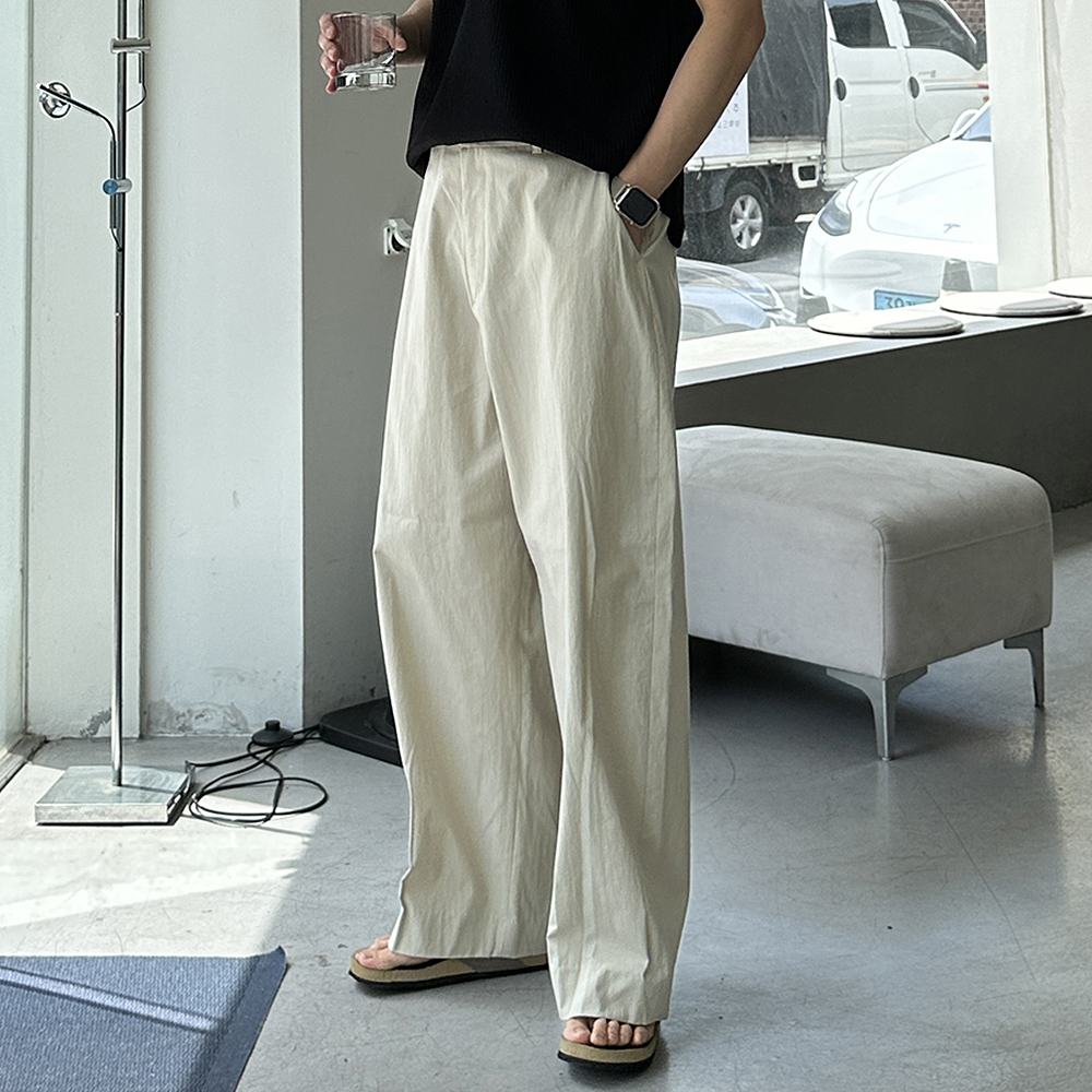 남자여름바지 벌룬 팬츠 나일론 바지 남자 아이스팬츠 - 상세 이미지 3