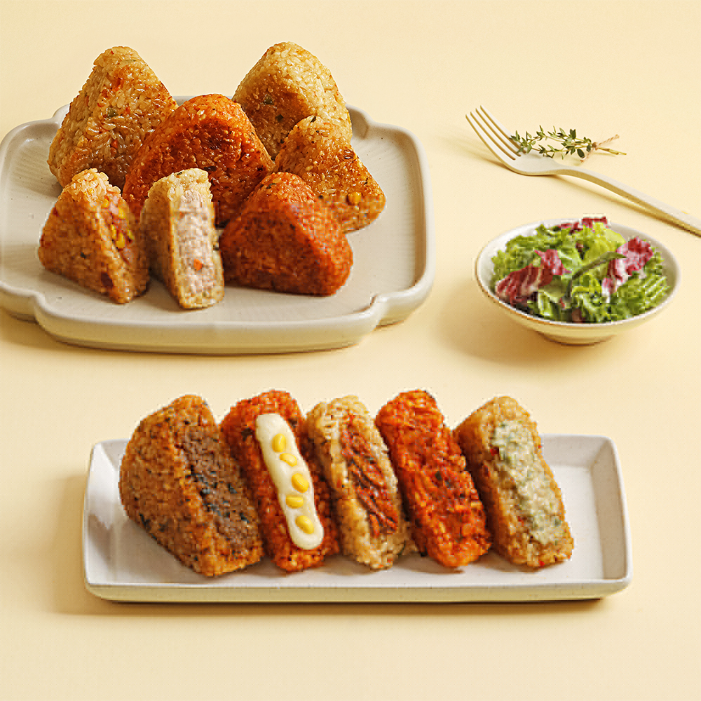 [푸드페스타] 다신샵 점보 현미 주먹밥 150g 5종 10+10팩 / 저당 국내산 볶음밥 상세 이미지 7