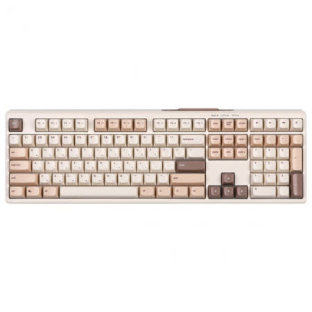 몬스타 가츠 X108 (마들렌) 보글보글 6세대 멤브레인 저소음 게이밍 사무용 풀 배열 윤활 키보드