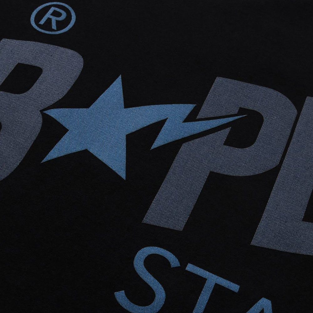 베이프 우먼즈 반팔티 DENIM STA LOGO TEE 1L80-210-070 - 상세 이미지 4