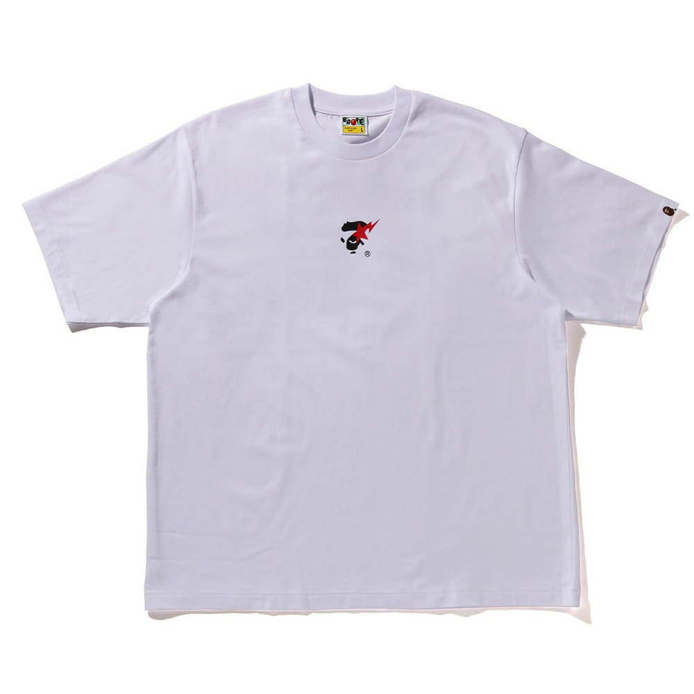 베이프 반팔티 STA APE FACE RELAXED FIT TEE 1L80-110-321 - 상품 이미지