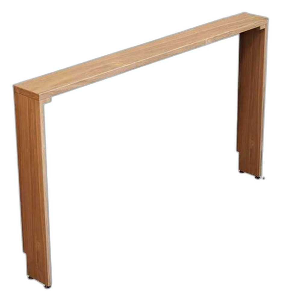 원목 좁은 탁자 원목 소파 뒷부분 수납 선반 틈새 가구 125x12x93 - 상품 이미지